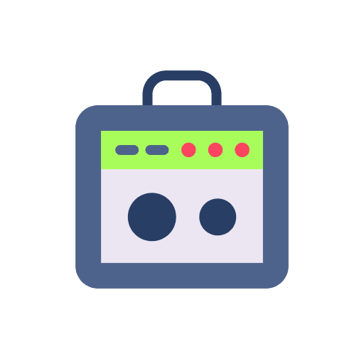 Amplifier electronics music box amplifier icon