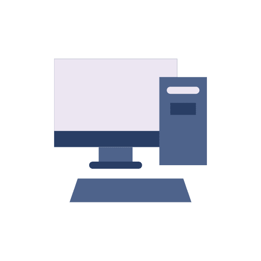 Computer screen code developer icon