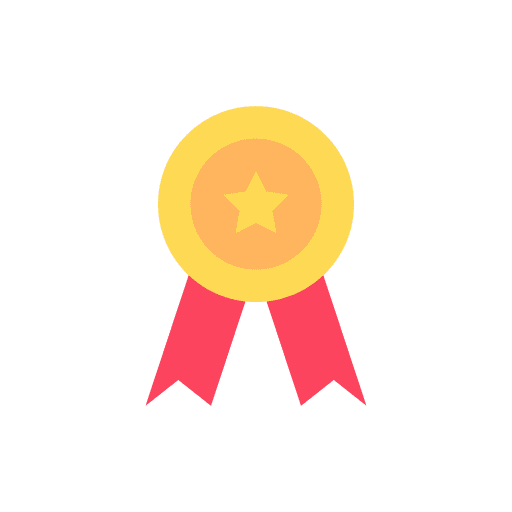 Award sports and competition award certificate icon