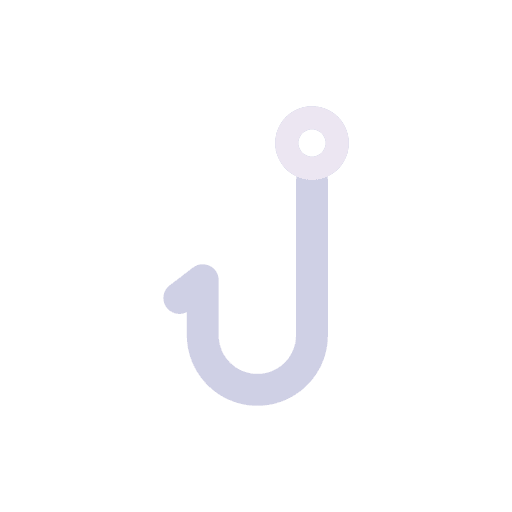 Hook fishing miscellaneous animals icon