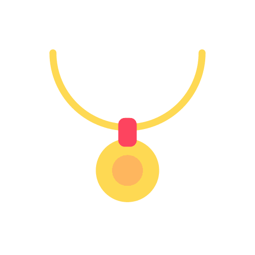 Necklace amulet fashion necklace icon