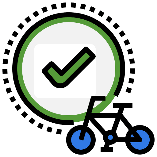 Tick vehicle exercise certified icon