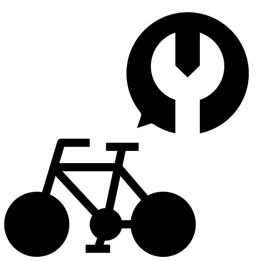 Repair exercise sports bicycle icon
