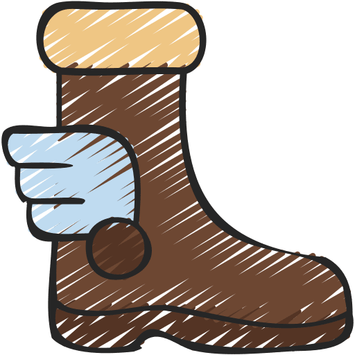 Boot boot video game flying icon