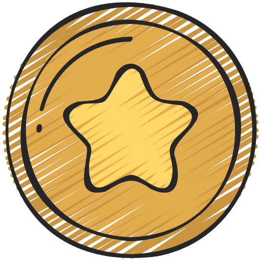 Coin star video game credits icon