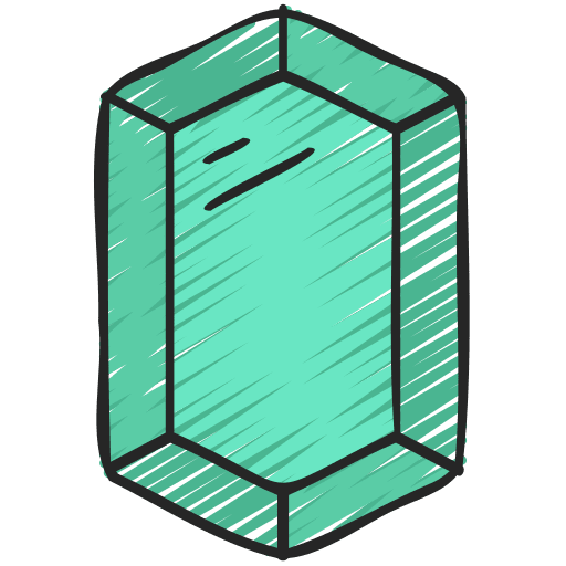 Gem award emerald gaming icon