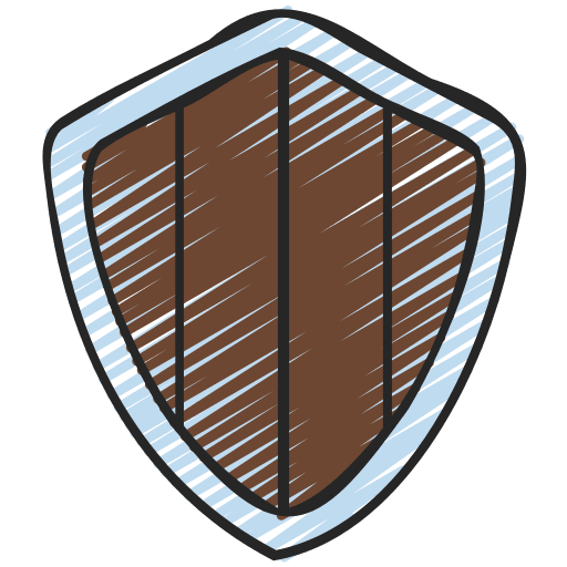 Shield gaming video game shield icon