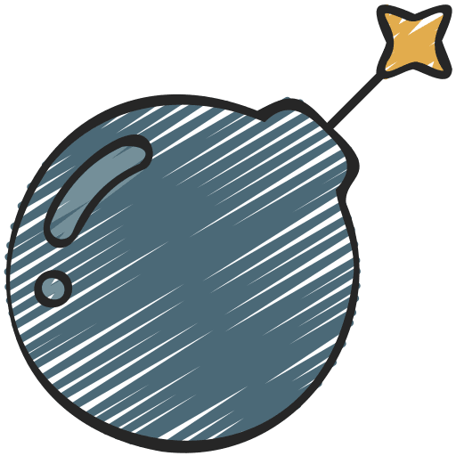 Bomb gaming miscellaneous explosive icon