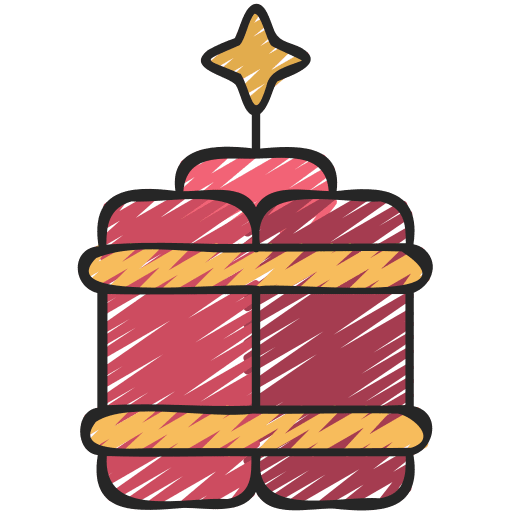Dinamite dinamite miscellaneous time bomb icon