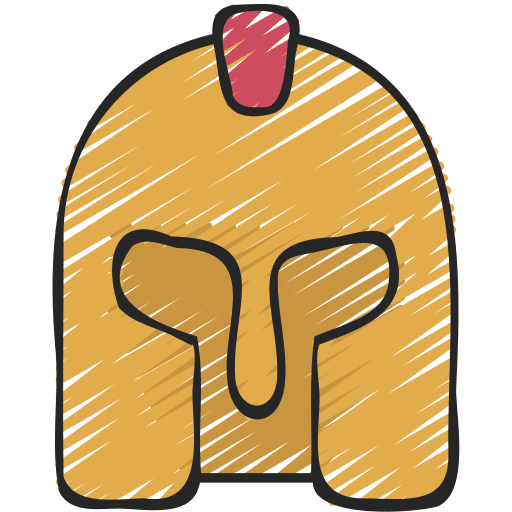 Spartan army combat weapon icon