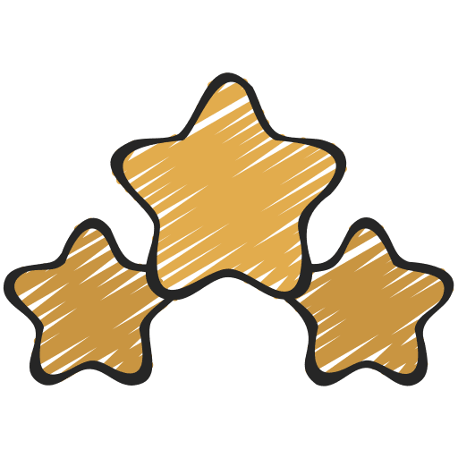 Stars arcade gaming stars icon