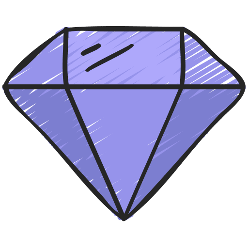 Diamond glamour gaming fashion icon