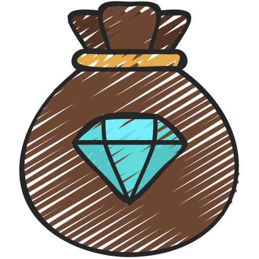Money bag bag investment gaming icon