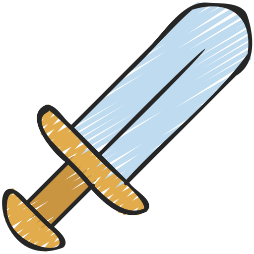Sword fight game blade icon