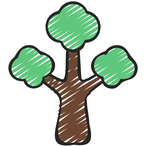 Tree yard gardening garden icon