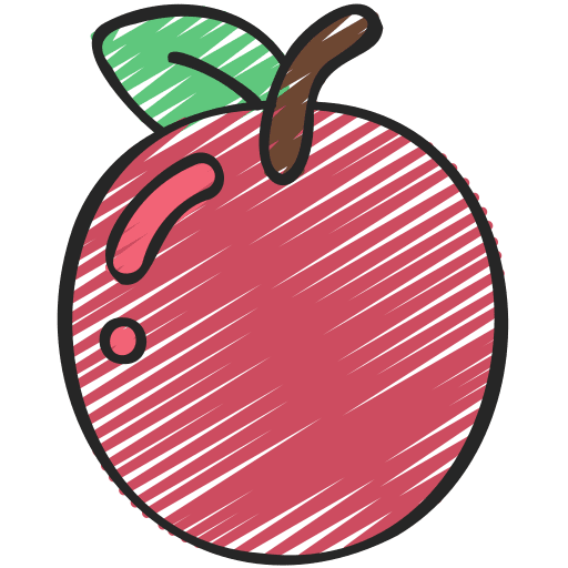 Apple diet vegan apple icon