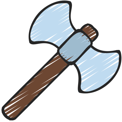 Axe axe war antique icon