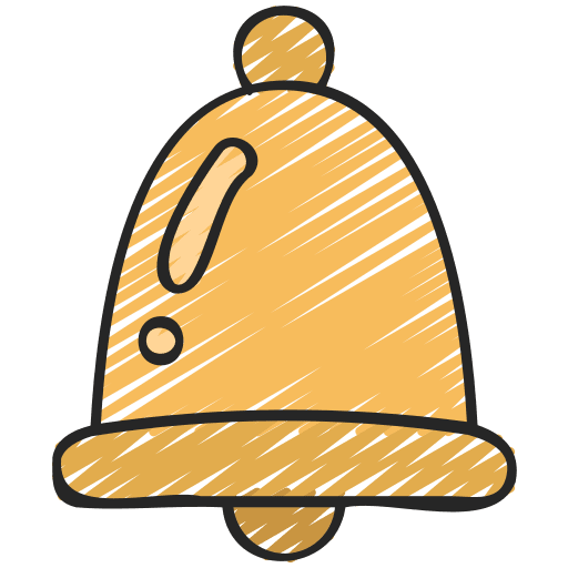 Notification bell alarm notification music icon