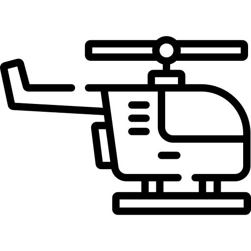 Helicopter flight helicopter transportation icon