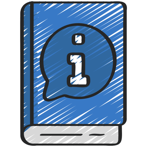 Guide book user guide information manual icon