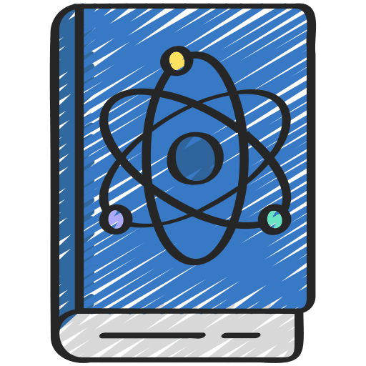 Science book research dna science book icon