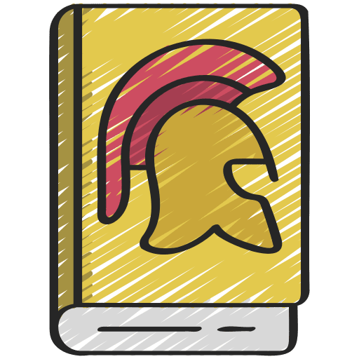 Spartan book study literature icon