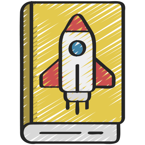Astrology space ship ufo fiction icon