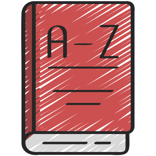 Dictionary knowledge education bookmark icon