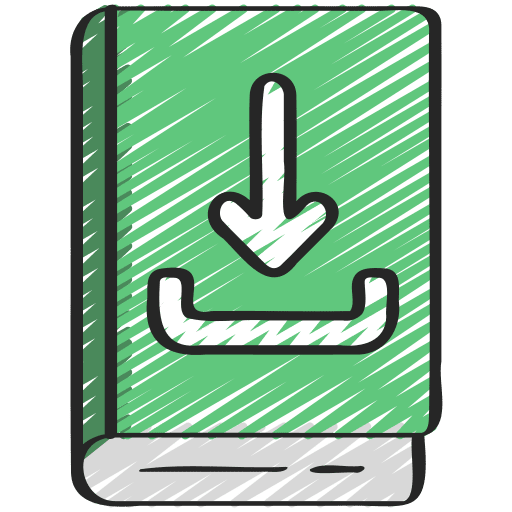 Downloadable downloadable education book icon
