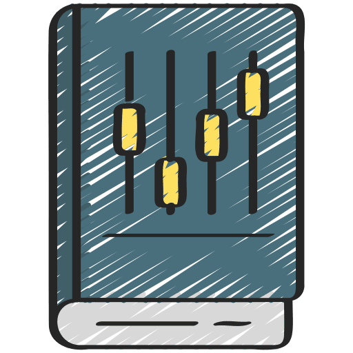 Stock chart information finance update icon