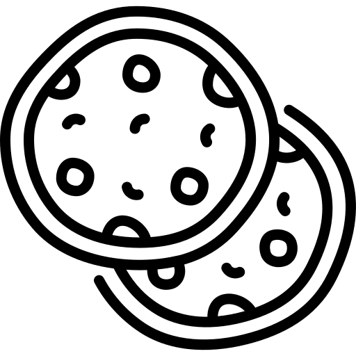 Naan hindu gastronomy bread icon
