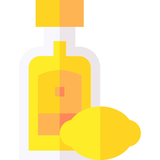 Limoncello liqueur alcoholic drink lemon icon