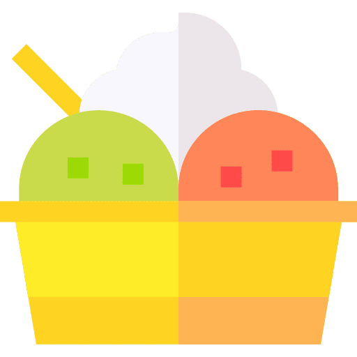 Ice cream cup food food and restaurant dessert icon Ice cream cup food food and restaurant dessert icon