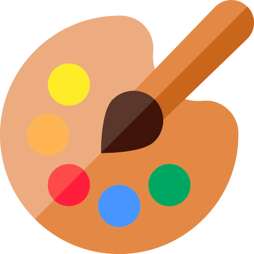 Color palette paint palette painting color palette icon Color palette paint palette painting color palette icon