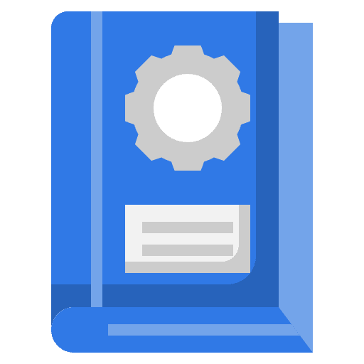 Book book manual book management icon