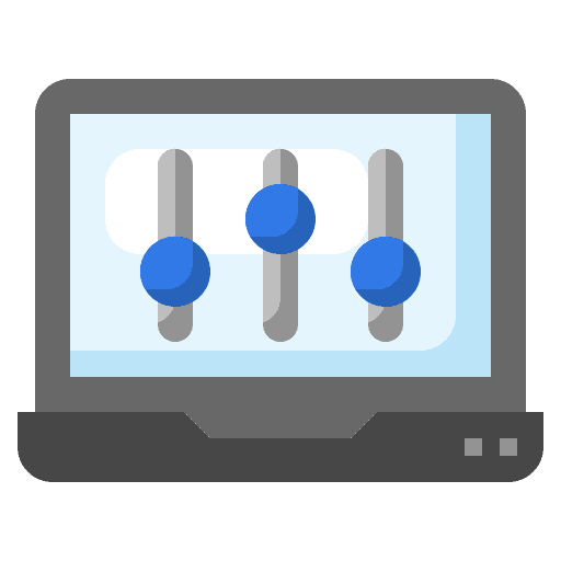 Sliders sliders control panel electronics icon Sliders sliders control panel electronics icon