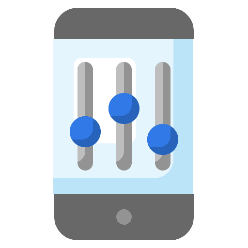 Sliders ui seo and web sound mixer icon Sliders ui seo and web sound mixer icon