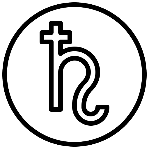 Saturn horoscope constellation astrology icon