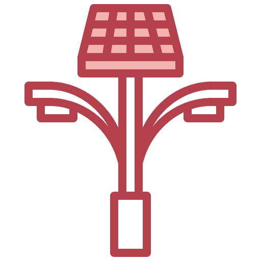 Street light solar electronics solar energy icon Street light solar electronics solar energy icon
