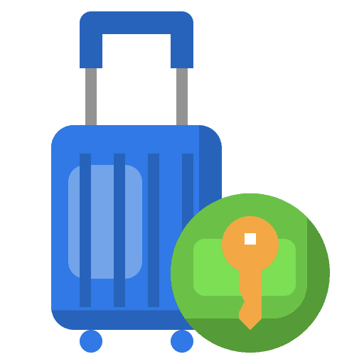Key travel key airport icon