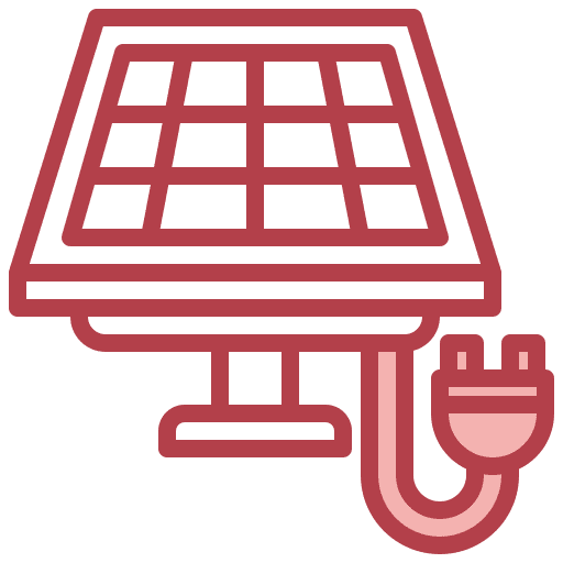 Plug solar panel renewable energy plug icon Plug solar panel renewable energy plug icon