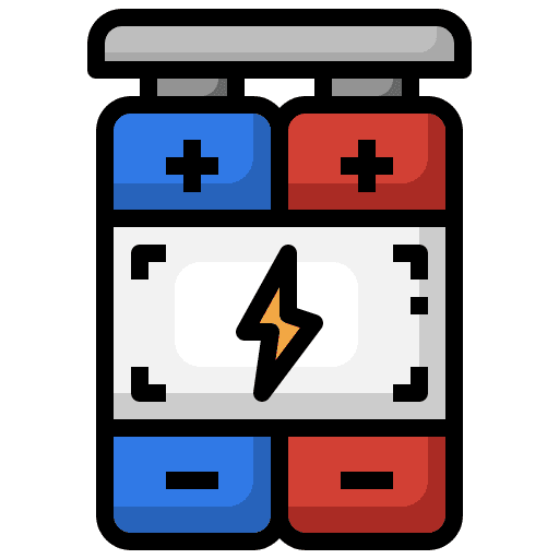 Batteries battery electronics power icon