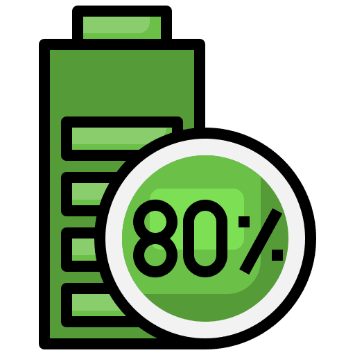 Battery power charge electronics icon