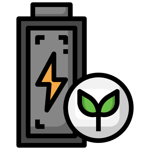 Eco sustainability ecology and environment green energy icon