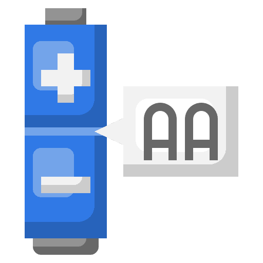 Battery charge electronics battery icon