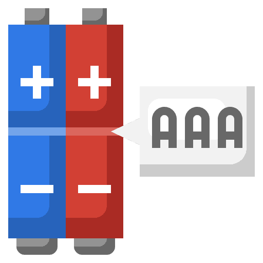 Battery power battery accumulator icon