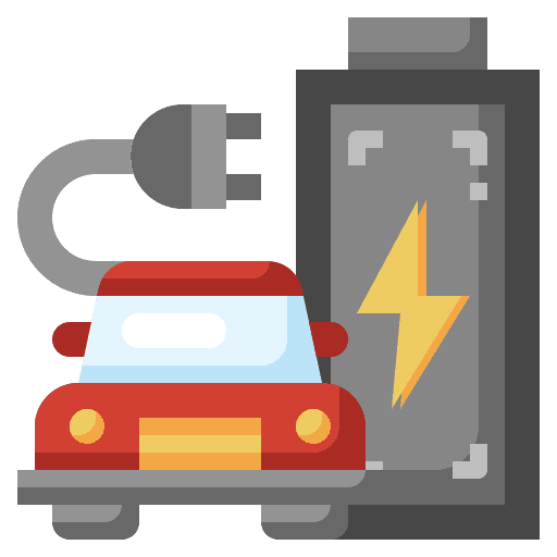 Charger charger electric car transportation icon Charger charger electric car transportation icon