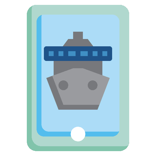 Smartphone smartphone online booking telephone icon