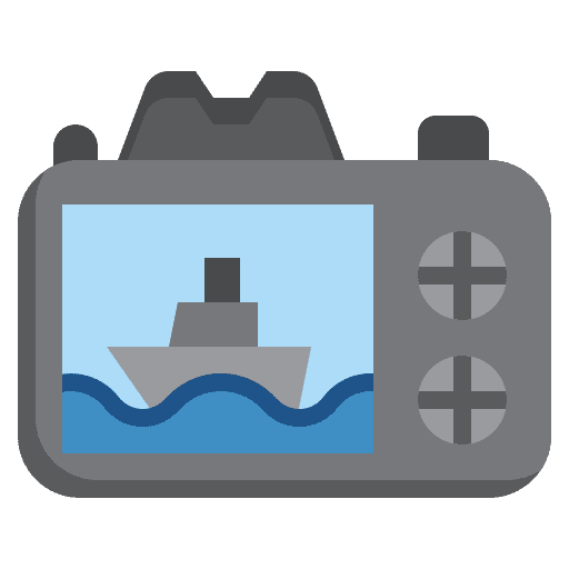 Camera photo technology travel icon