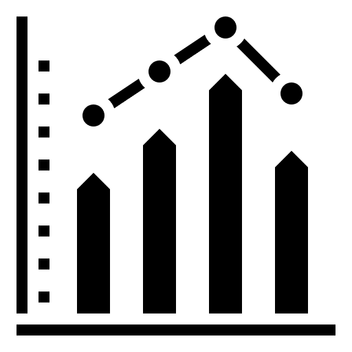 Graph stats graph graphic icon